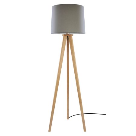Herzblut Elli floor lamp - solid wood, oiled knotty oak 160 cm 14850
