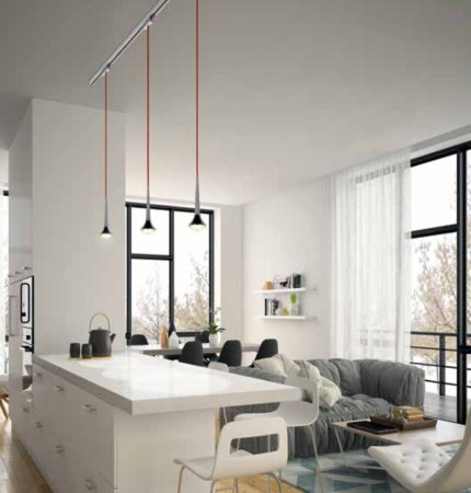 Top Light Mini Track Light Fitting Puk Drop