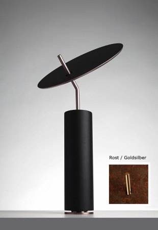 Icone Lua Table Lamp Rust - Gold Silver Ø 22cm