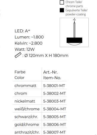 Top Light Mini Track Leuchtkörper Puk Maxx Long One