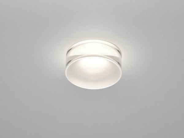 Helestra Ska Dimmbare Led Glas Deckeneinbauleuchte Teilsatiniert