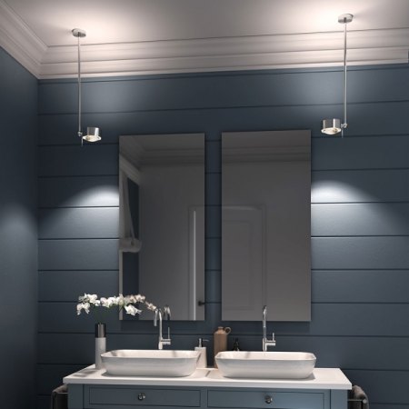 Top Light Puk Maxx Side Single Indoor Ø 120 mm Ceiling light rotatable configurator, dimmable - Halogen - Kopie