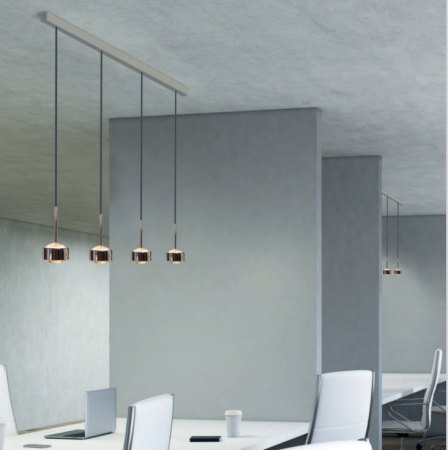 Preview: Top Light Puk Maxx Choice Long One IV ø 120 LED Balken-/Pendelleuchte downlight Konfigurator, dimmbar