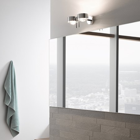 Top Light Puk Mini Side Twin LED ø 80 Wandleuchte drehbar / dimmbar Konfigurator