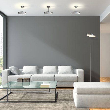 Top Light Sun ø 90/130/210 LED Deckenleuchte schwenkbar 25° Up Light Konfigurator 90/130/210