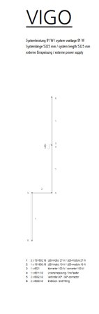 Helestra - Hochwertiges Schienensystem VIGO - Z-Form - Nickel matt