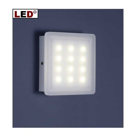 Quadratische LED-Wand- / Deckenleuchte "GIL" 125/1421.07 DIM Helestra