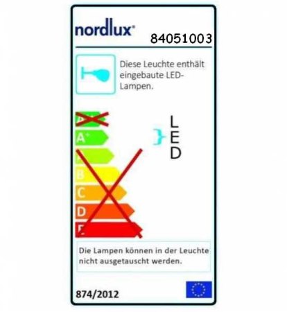 LED wall or pedestal light black TITUS Nordlux