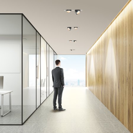 Top Light Deckeneinbauleuchte Puk Maxx Inside - rund - drehbar - schwenkbar