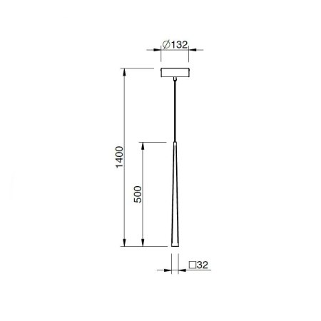 LED hanging lamp "LUCID XL" 3504 1-flames Schmidt Lights
