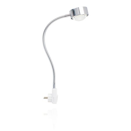 Top Light PUK Flexlight Plug lamp 30cm chrome/plug white 3-3230114 without equipment