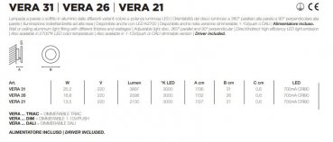 Ausstellungsstück - Icone Vera 26 Wandleuchte Blattkupfer & Schwarz Ø 26cm verstellbar