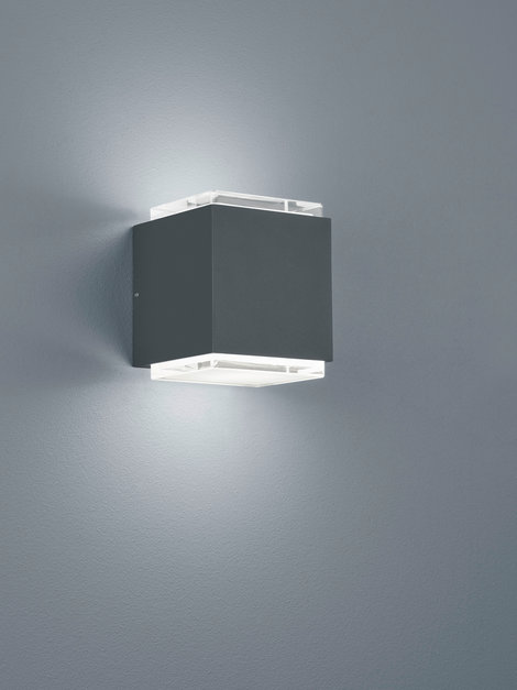 Isy Led Aluminium Wall Luminaire For Outdoor Use 