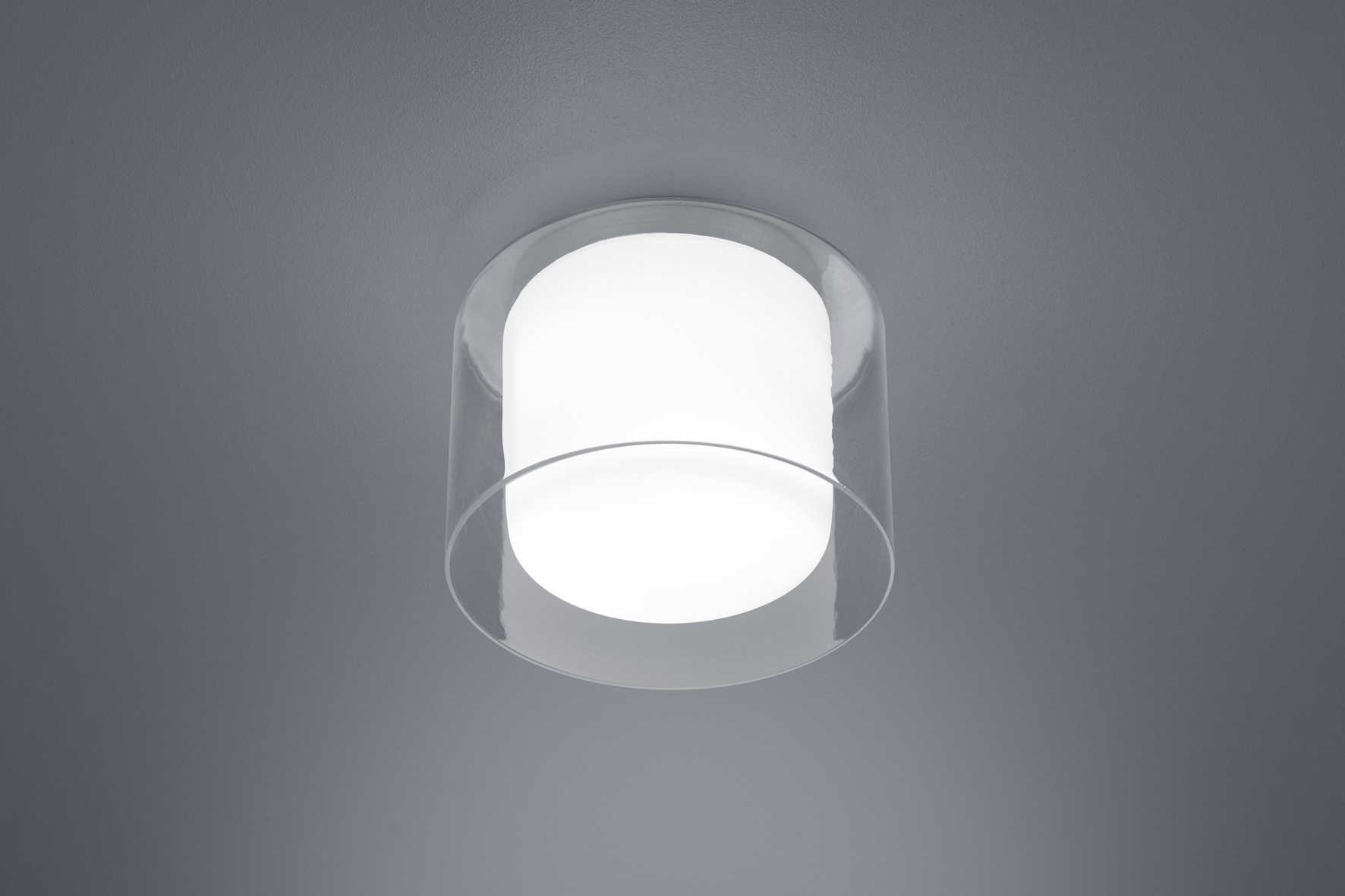 15 1930 04 Helestra Led Deckenleuchte Olvi Chrom Innenglas Opal