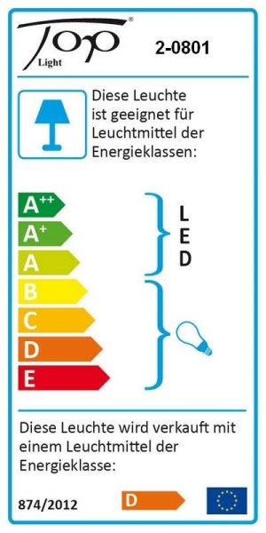 TOP Light Wandleuchte "PUK WALL+" Nickel matt 2-0803 Konfigurator