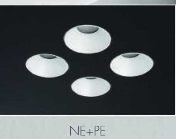 Icone Confort LED ceiling light 4flg. Quadrata colour selection, dimmable, 2.700K