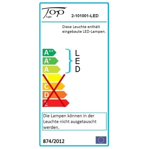 Exhibition piece Top Light LED wall lamp Focus 100-LED 2-101001-LED