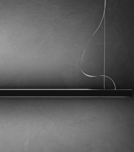 Braga Elle LED Hängeleuchte 133cm schwarz 2089/S Touchdimmer
