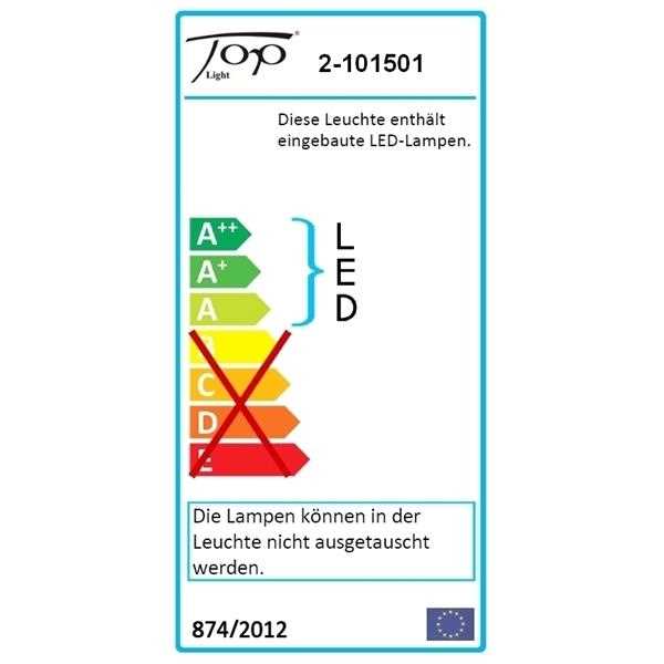 Wandleuchte/Spiegelleuchte "Focus 150" 15cm 1-flamig Top Light
