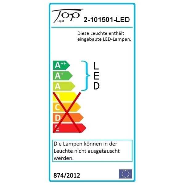 LED wall light/mirror light "Focus 150" 15cm 2 x 8W Top Light