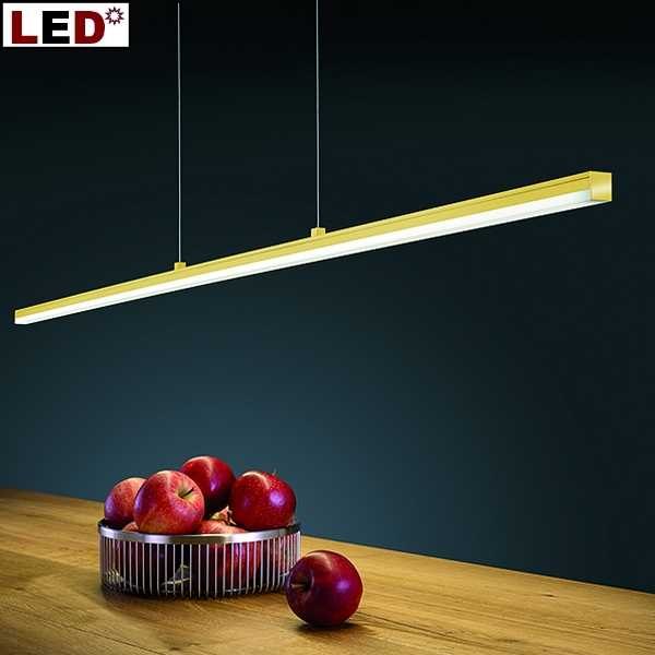 LED table lamp "KARA" 122cm 16/1404.17 brass matt Helestra