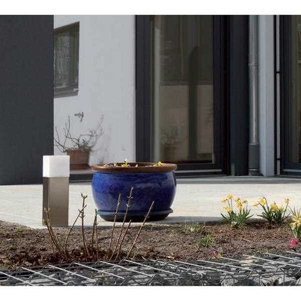LED outdoor floor lamp short 40cm 030 stainless steel LCD lights