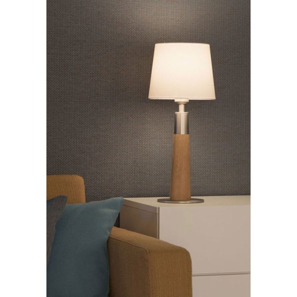Herzblut Table lamp Conico Asteiche 44cm 30650.80 LS Taupe