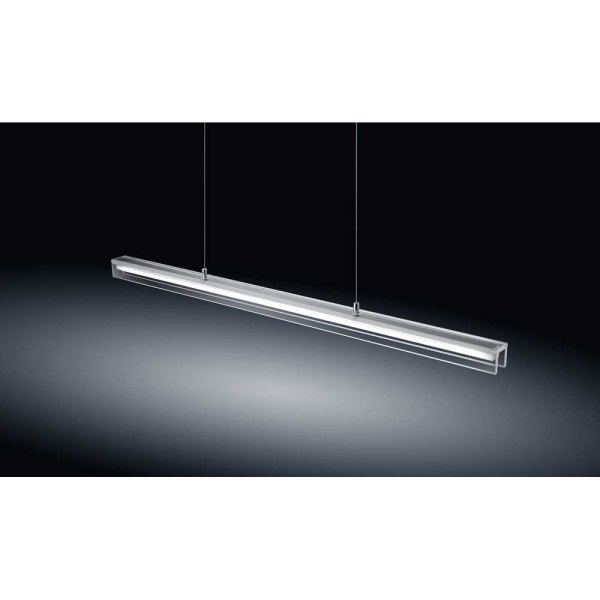 LED table lamp "GWEN" 16/1508.19 matt nickel anodized-chrome 86 cm Helestra