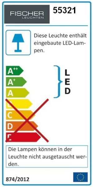 LED Deckenleuchte Shine-Modular marmor anthrazit Fischer 55321