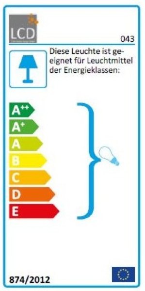 Exterior wall light type 043 / 043SEN stainless steel LCD
