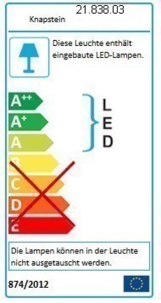 Knapstein Banu LED wall lamp micro switch  configurator