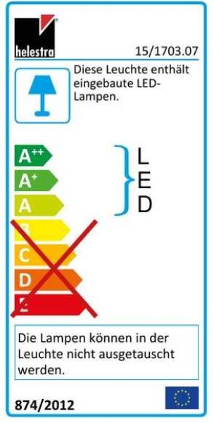 Helestra Vigo LED spotlight T-connector 15/1703 ...