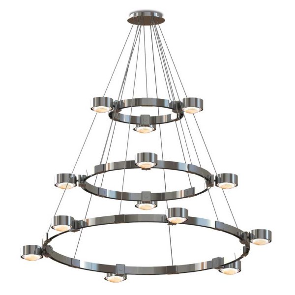 Ausstellungsstück - Top Light  Puk Crown XL Pendelleuchte Chrome