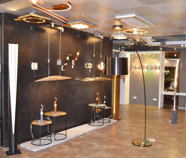 Ausstellungsstück - Braga LED Wand/Deckenleuchte Loop 60cm 2129/PL60 M-23, dimmbar, Rost
