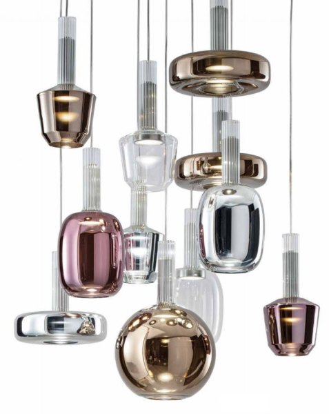 Ausstellungsstück - Braga Eclettica individuelle Pendelleuchte 11 flammig - flexible Kreativität