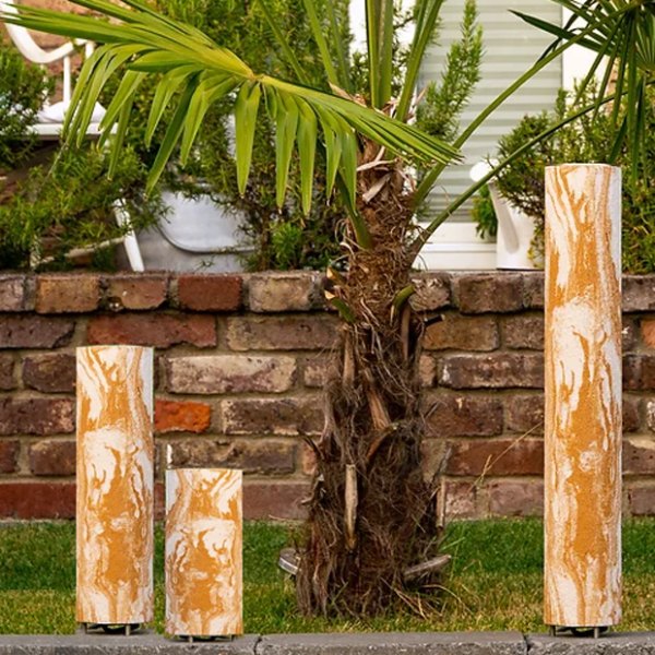 Epstein Apollo Light Stick Sahara outdoor zylindrische Leuchte aus Quarzsandstein Konfigurator