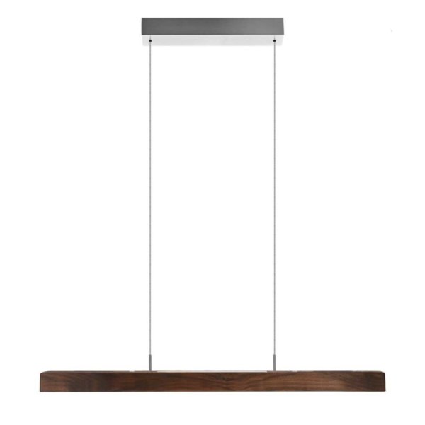 Herzblut Leonora 850 mm solid wood beam luminaire top and bottom light with tambour pull colour selection