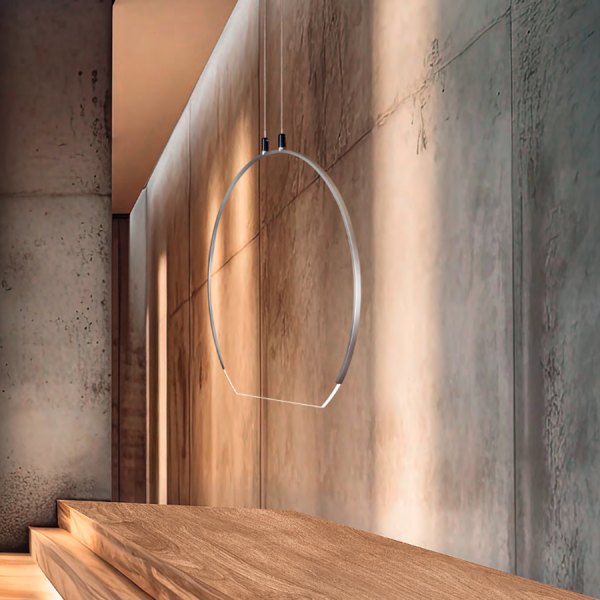 Icone Ciondolo S50 AV LED pendant light transparent 3000K height-adjustable