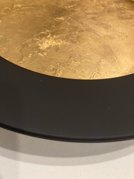 Icone Vera 31 Wandleuchte Blattgold - Schwarz Ø 31cm verstellbar, dimmbar Sonderfarbe