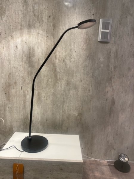 Knapstein Thea-T-Flex black matt 61.623.07 LED table lamp gesture control dimmable