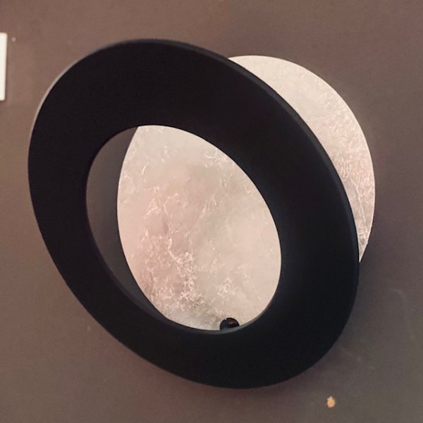 Icone Vera 26 wall lamp Ø 26cm adjustable silverleaf / black, dimmable Special Colour
