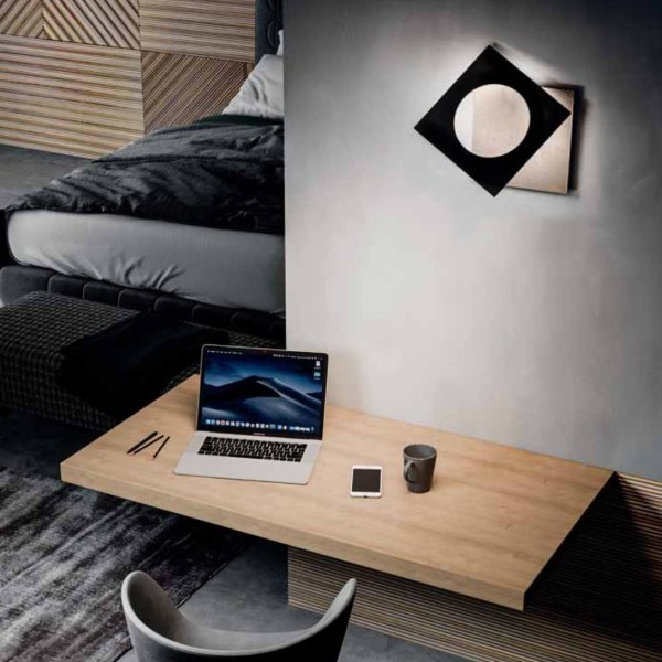 Icone Petra 26 LED wall lamp 26cm x 26cm adjustable Colour selection