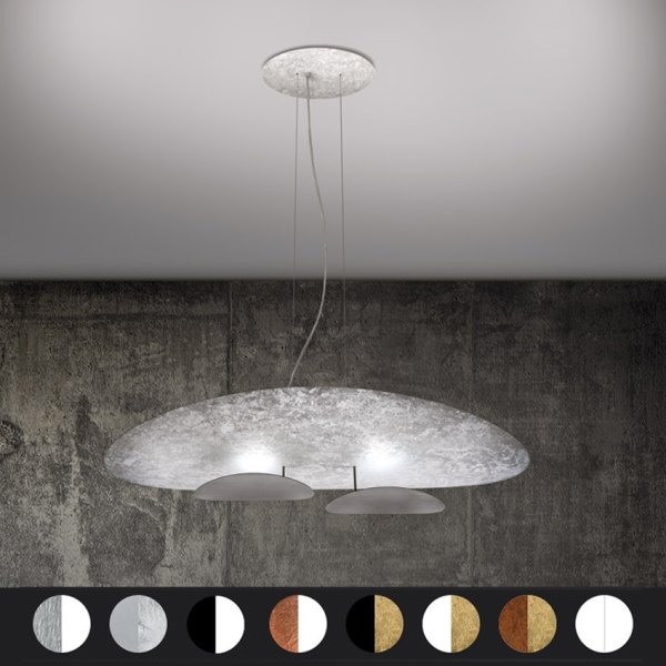 Icone Masai 90S LED-Pendelleuchte oval 2700K dimmbar Farbauswahl