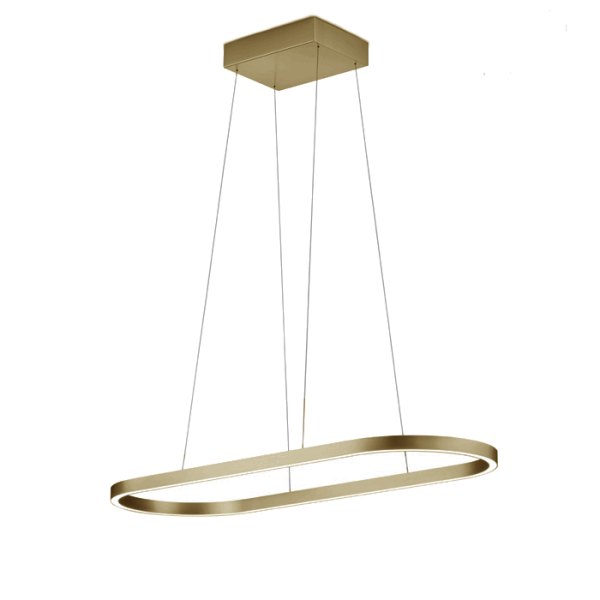 Knapstein Elin effekt bronze 51.515.34 LED Pendelleuchte Ober-/Unterlicht Gestensteuerung dimmbar Lift