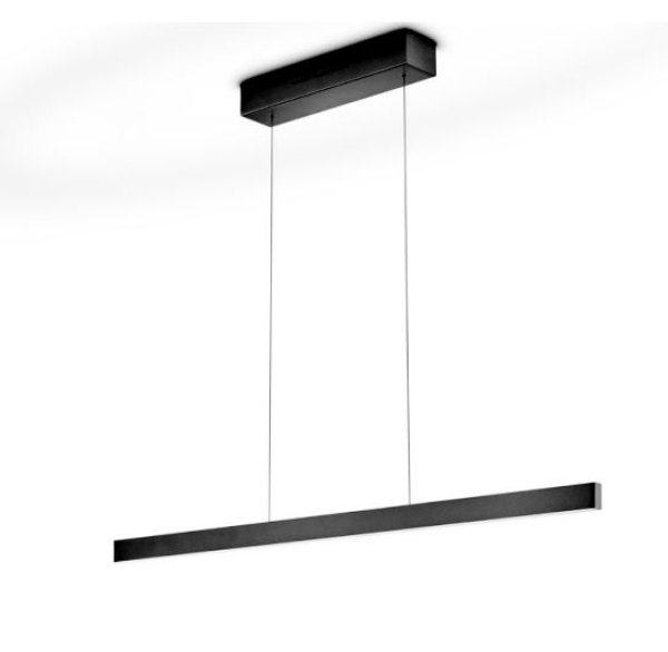 Knapstein Linda 92 51.498.07 LED pendant light - 92 cm top/bottom light gesture control lift dimmable - black matt