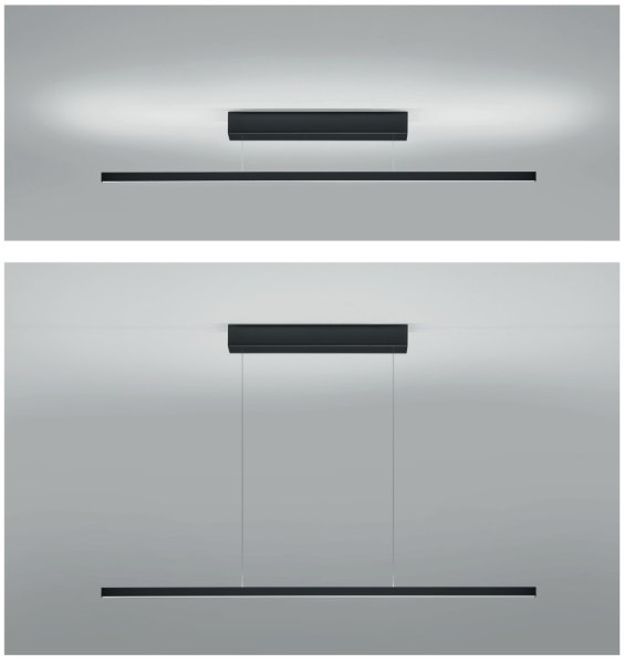 Knapstein Pendelleuchte MELINDA-152 effekt bronze 51.537.34 Elektro-Lift
