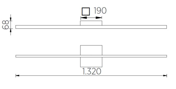 Knapstein-Germany Nuri-1 LED Deckenleuchte Farbauswahl