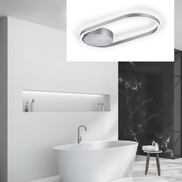 Knapstein Rike 91.373.05 mattnickel LED Deckenleuchte