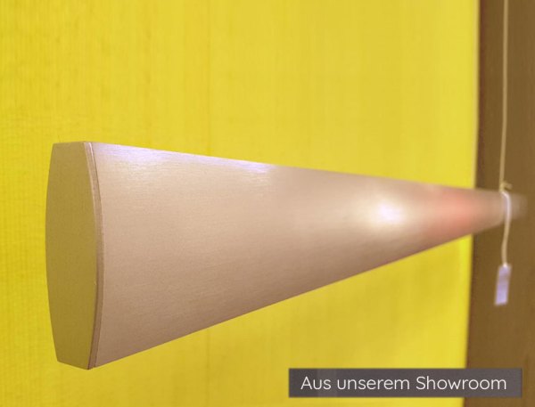 Knapstein Runa 132 - mattnickel 51.486.05 LED Pendelleuchte - 132 cm Ober-/Unterlicht Gestensteuerung Lift dimmbar