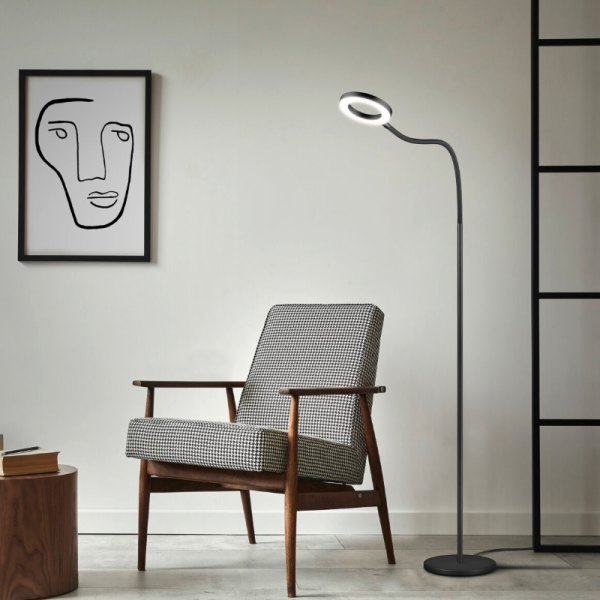 Knapstein Germany Tessa-S-Flex schwarz matt 41.991.07 LED reading light gesture control